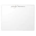 Script Monogramme Initiales Nom Or Noir