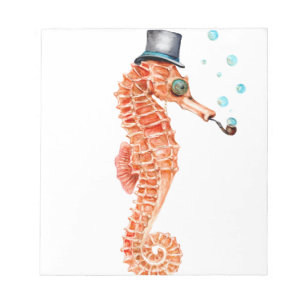 Bloc-note Seahorse Steampunk