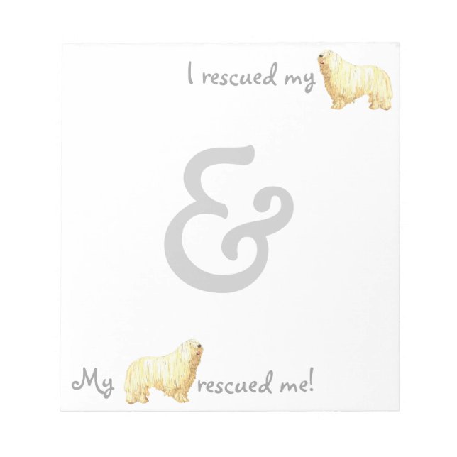 Bloc-note Secourir Komondor (Devant)