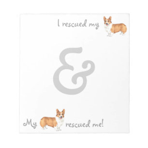 Bloc-note Secourir Pembroke Welsh Corgi