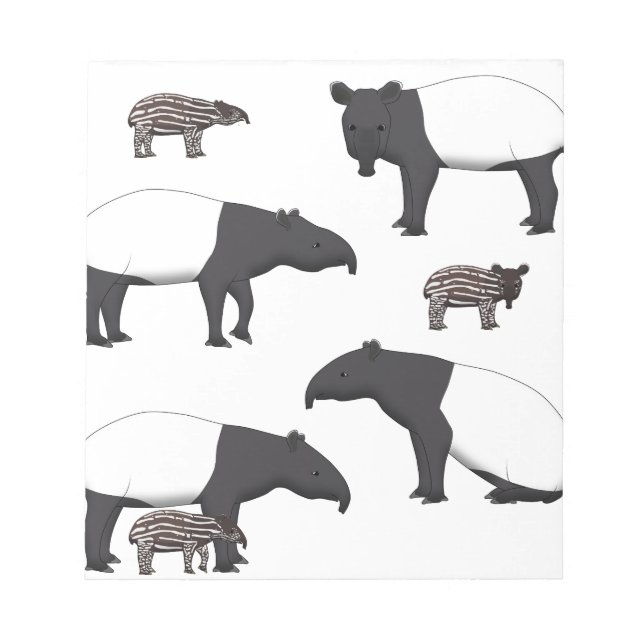 Bloc-note Sélection de Schabrackentapir (Devant)