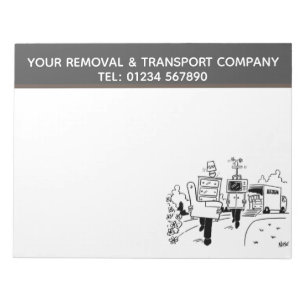Bloc-note Services de déménagements et de transport à person