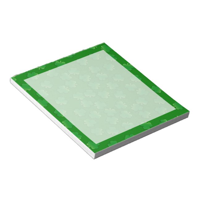 Bloc-note Shamrocks chatoyants (Incliné)