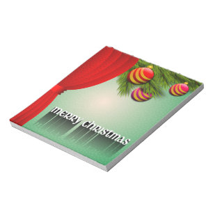 BLOC-NOTE SIGNE "MERRY CHRISTMAS"