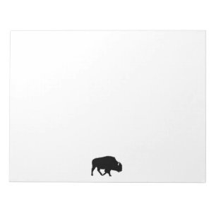 Bloc-note Silhouette Buffalo personnalisée
