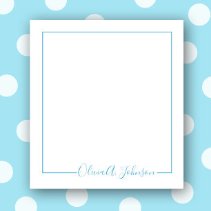 Bloc-note Simple Elegant Modern Hand Lettered Script Notepad