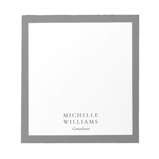 Bloc-note Simple et moderne (Devant)