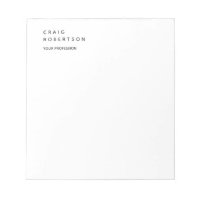 Simple minimaliste moderne blanc affaires tendance