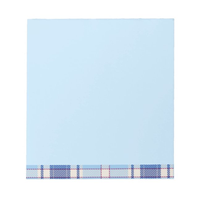 Bloc-note Simple Style Chake Rustique Bleu  (Devant)