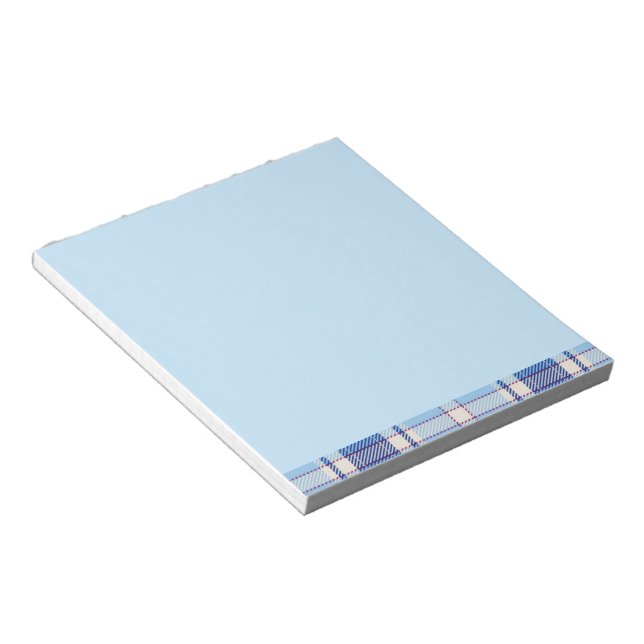 Bloc-note Simple Style Chake Rustique Bleu  (Incliné)