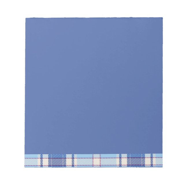 Bloc-note Simple Style Chake Rustique Bleu  (Devant)
