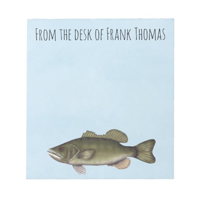 Bloc-note Simple Style Nature Pêcheur Pêcheur Pêcheur Pêcheu (Devant)