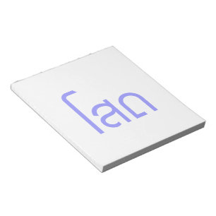 Bloc-note Single, SOHT en langage thaï, script décollé