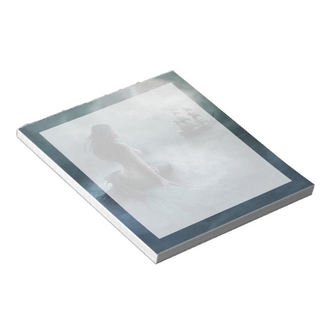 Bloc-note Sirène et navire pirate (Incliné)