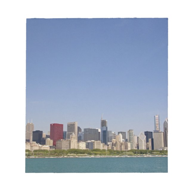 Bloc-note Skyline de Chicago, Illinois, USA. (Devant)