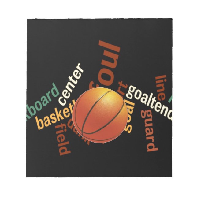 Bloc-note Slam Dunk de Vocabulaire : Basketball Jeu des Cham (Devant)