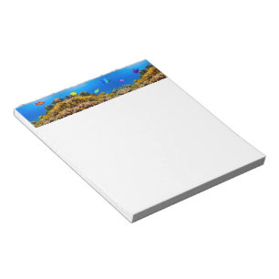Bloc-note SlipperyJoe's Fish Pride tropicale vert bleu pourp