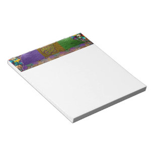 Bloc-note SlipperyJoe's Mardi Gras Colliers de perles doublo