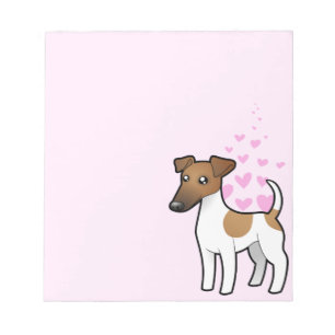 Bloc-note Smooth Fox Terrier Love