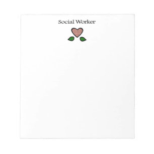 Bloc-note Social Worker Red GH