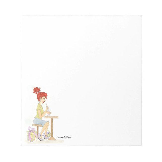 Bloc-note Soda Fountain Girl NotePad (Devant)