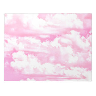 Bloc-note Soft Happy Rose Nuages Décor