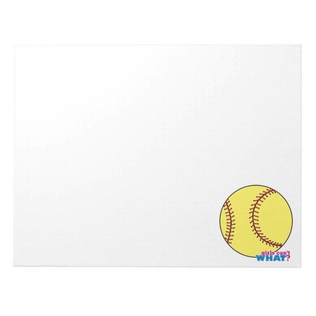 Bloc-note Softball (Devant)