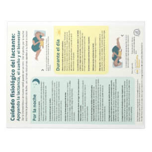 Bloc-note Soins physiologiques pour nourrissons (espagnol)