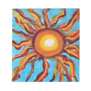 Bloc-note Soleil sauvage