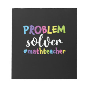 Bloc-note Solveur du problème de l'enseignant en mathématiqu