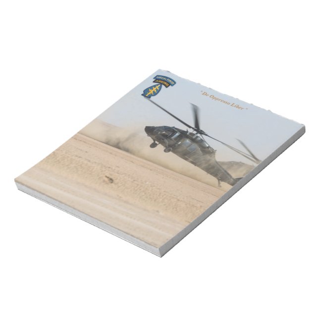 Bloc-note Special Forces green berets sfg sf vétérans patch (Tourné)