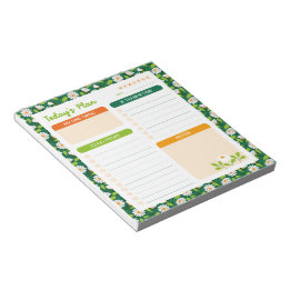 Bloc-note Spring Daisies and Vine Daily Planner