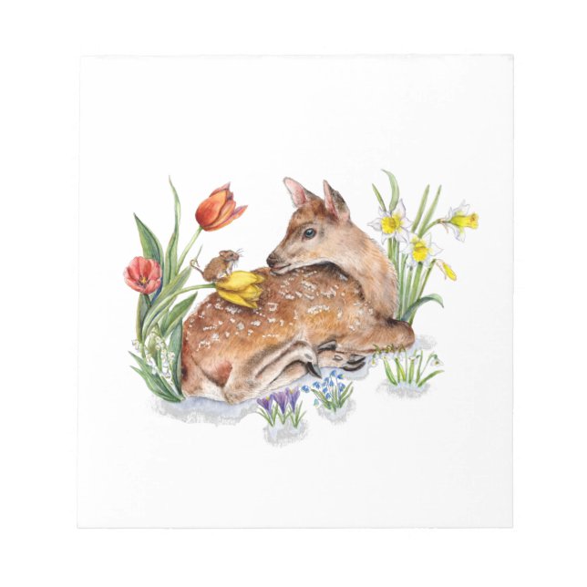 Bloc-note Spring Deer (Devant)