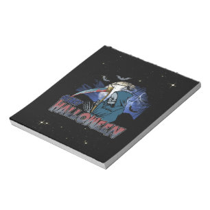 Bloc-note Squelette Mal Dans La Nuit Noire Effrayant Hallowe
