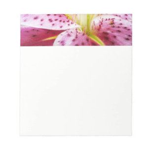 Bloc-note Stargazer Lily brillant Magenta Floral