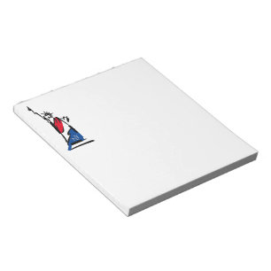 Bloc-note Statue de la Liberté NY Rouge Blanc et Bleu