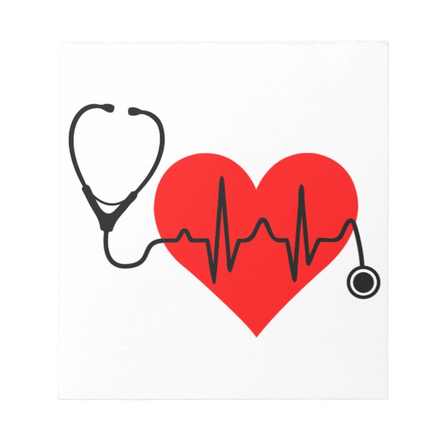 Bloc-note Stéthoscope Heartbeat (Devant)