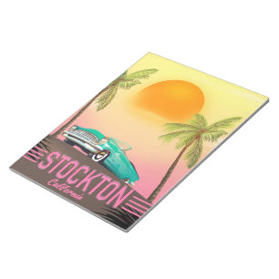 Bloc-note Stockton Californie États-Unis