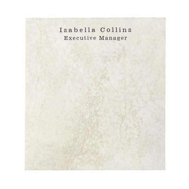 Bloc-note Stone Wall Simple Plain Minimalist Creative Modern (Devant)