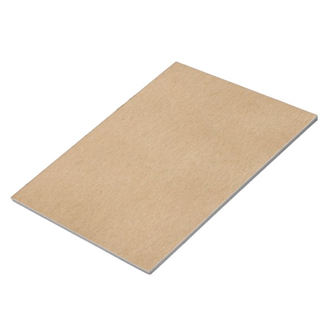 Bloc-note Style de papier rustique simple Kraft (Incliné)