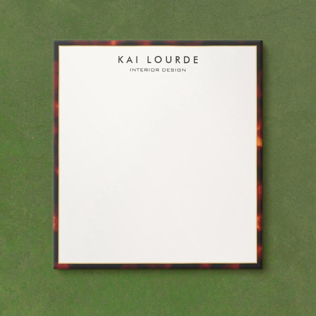 Bloc-note Stylish Elegant Tortoiseshell (Créateur téléchargé)