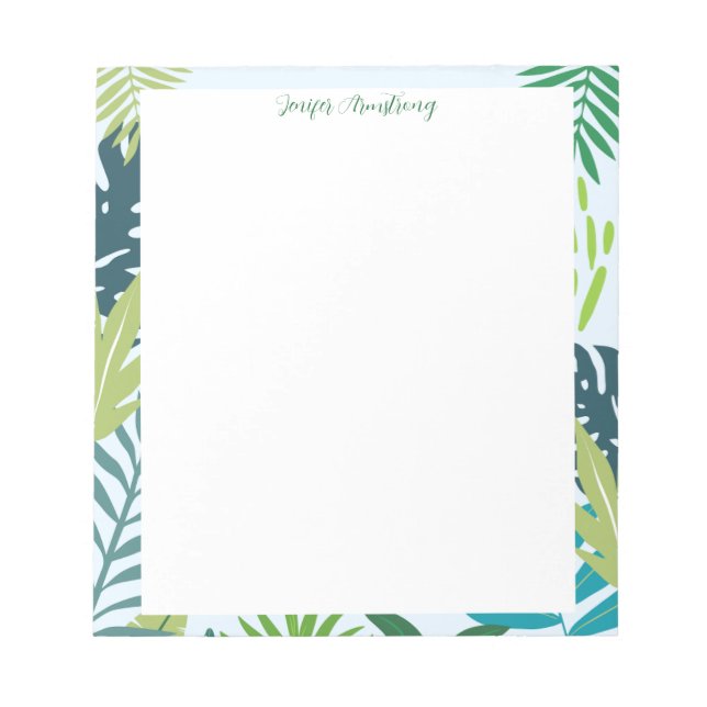 Bloc-note Stylish Typography Personalized Name Aesthetic (Devant)