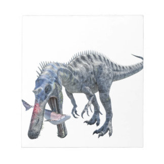 Bloc-note Suchomimus Dinosaur Manger un requin
