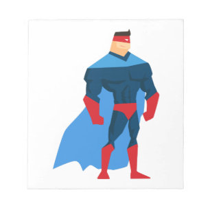 Bloc-note Super héros dans l'action