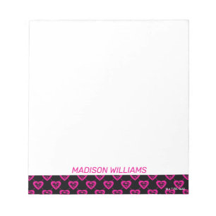 Bloc-note Supergirl Hearts Motif diagonal
