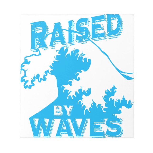 Bloc-note surélevé par les vagues (Devant)
