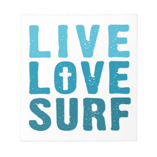 Bloc-note surf-amour-vivant