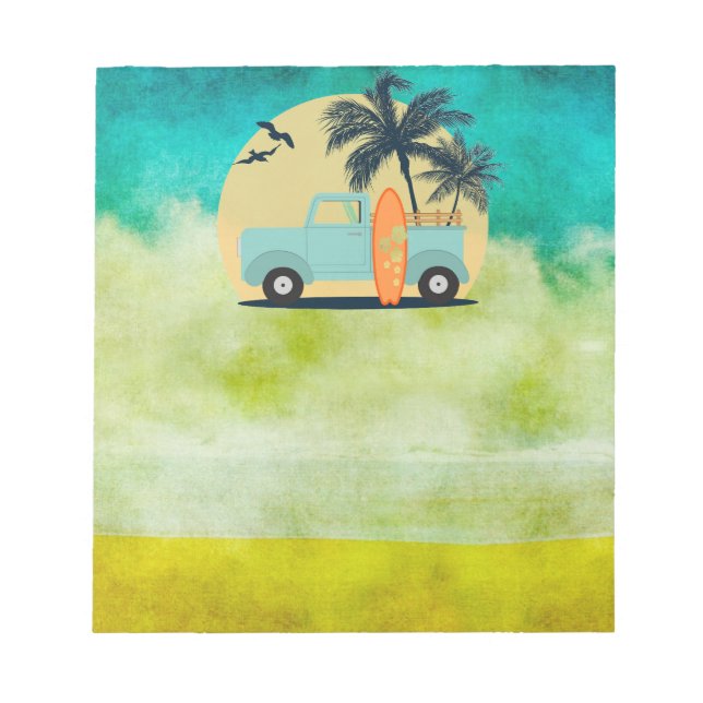 Bloc-note Surf Retro (Devant)