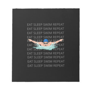 Bloc-note Swimmer Love Funny Swimming Sport Boy