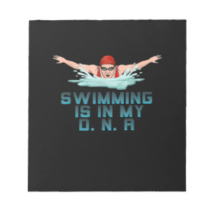 Bloc-note Swimming Is